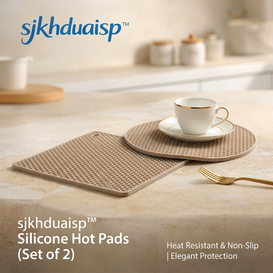 Silicone Hot Pads Set – Heat-Resistant Kitchen Pads for Safe Cooking and Baking